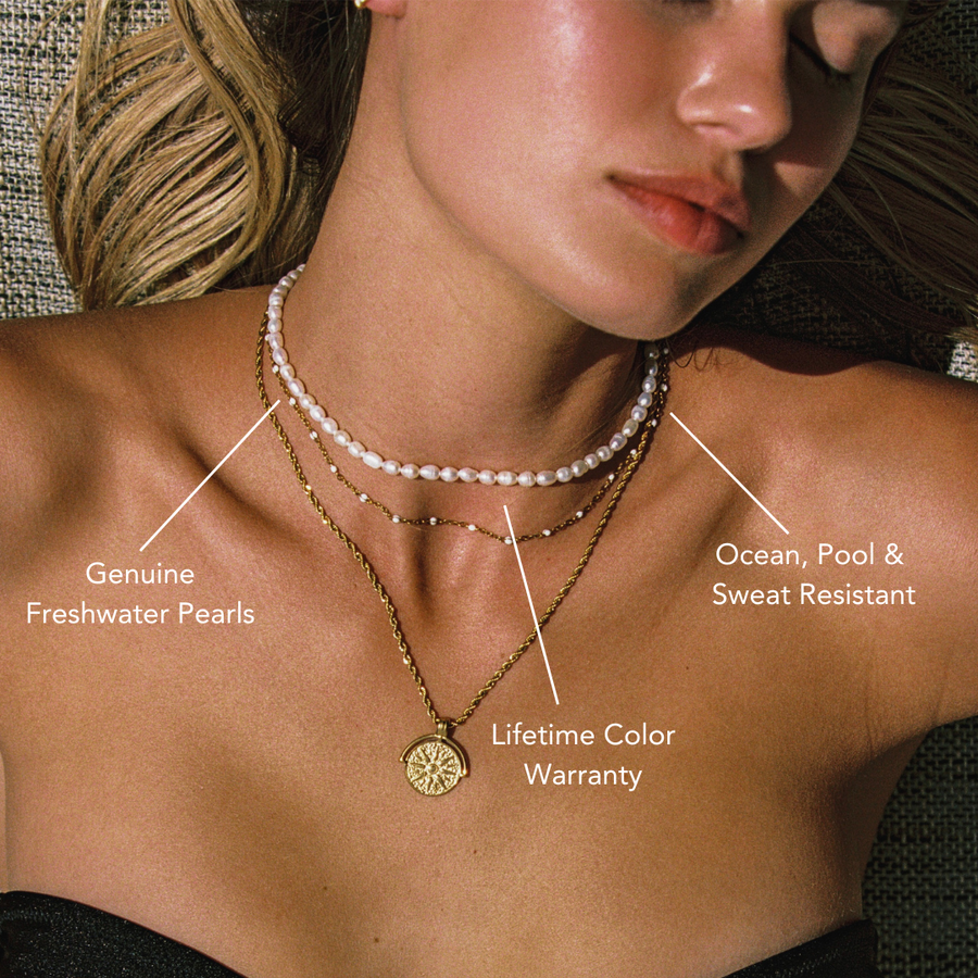 Süßwasserperlen-Collier