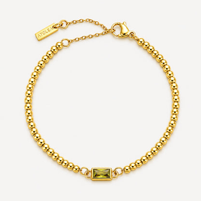 Beaded Birthstone Bracelet
