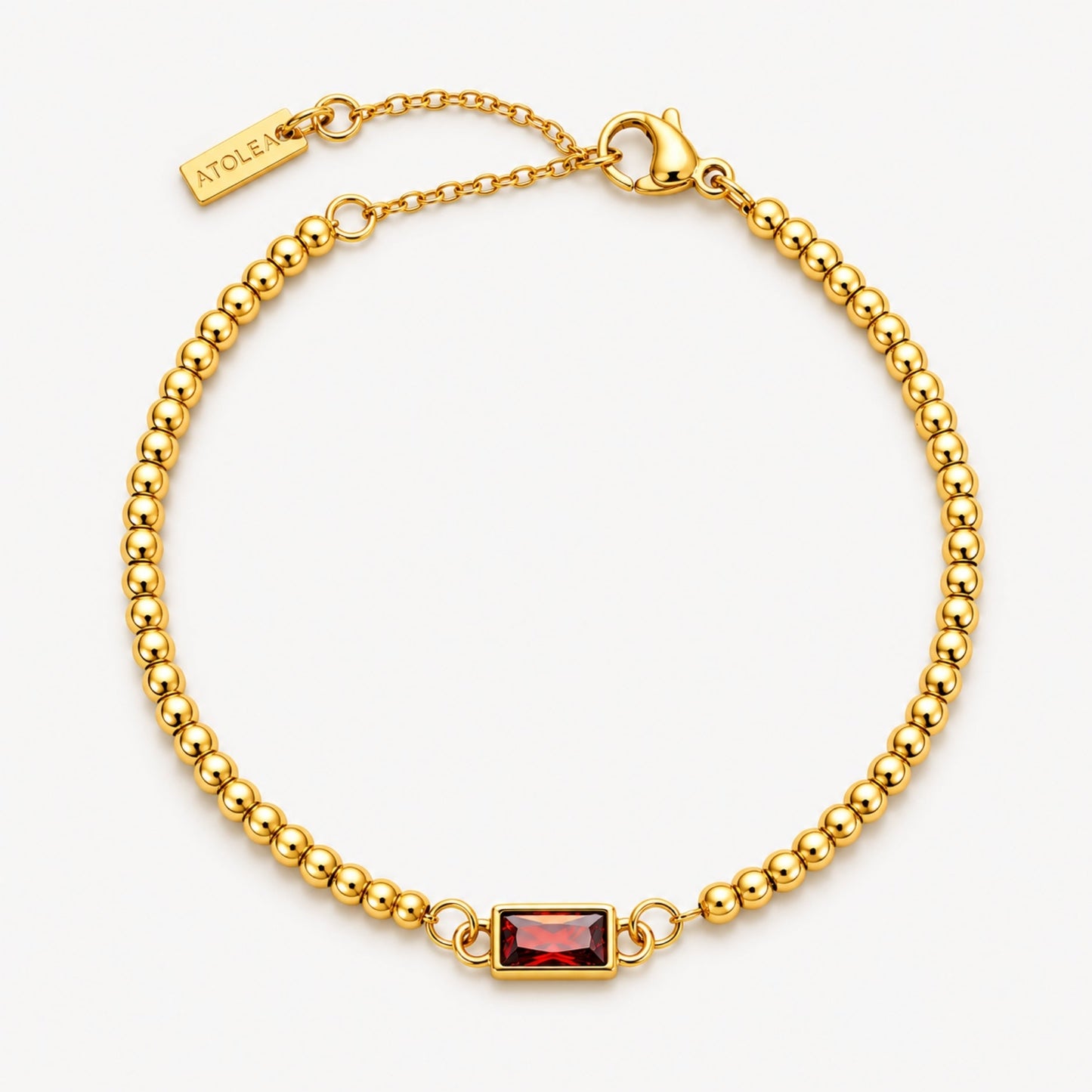 Beaded Birthstone Bracelet