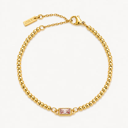 Beaded Birthstone Bracelet
