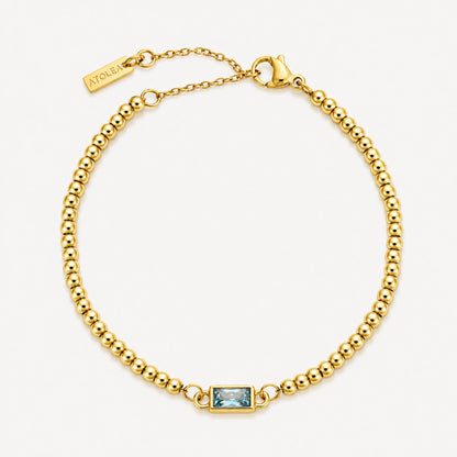 Beaded Birthstone Bracelet