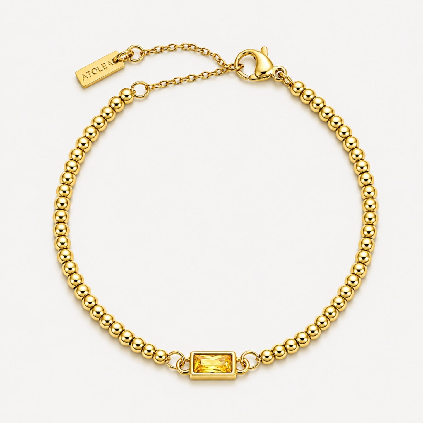 Beaded Birthstone Bracelet