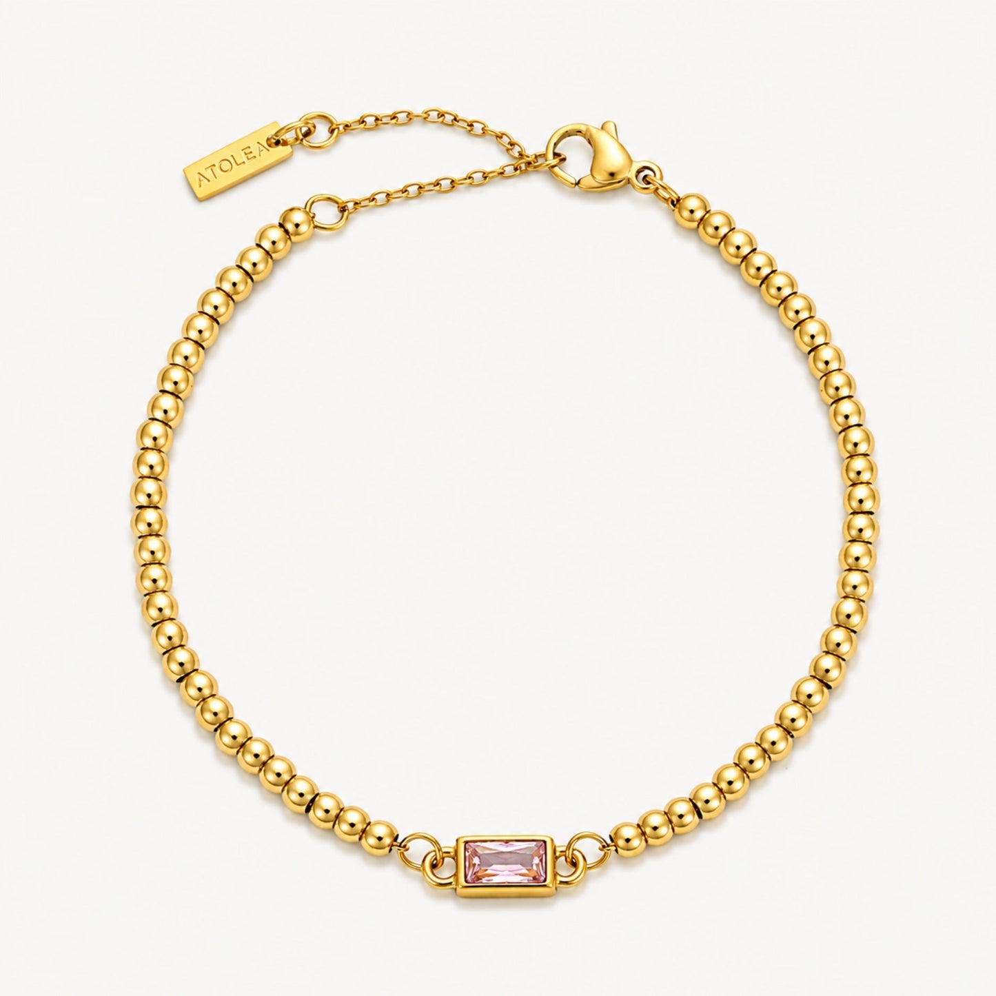 Beaded Birthstone Bracelet