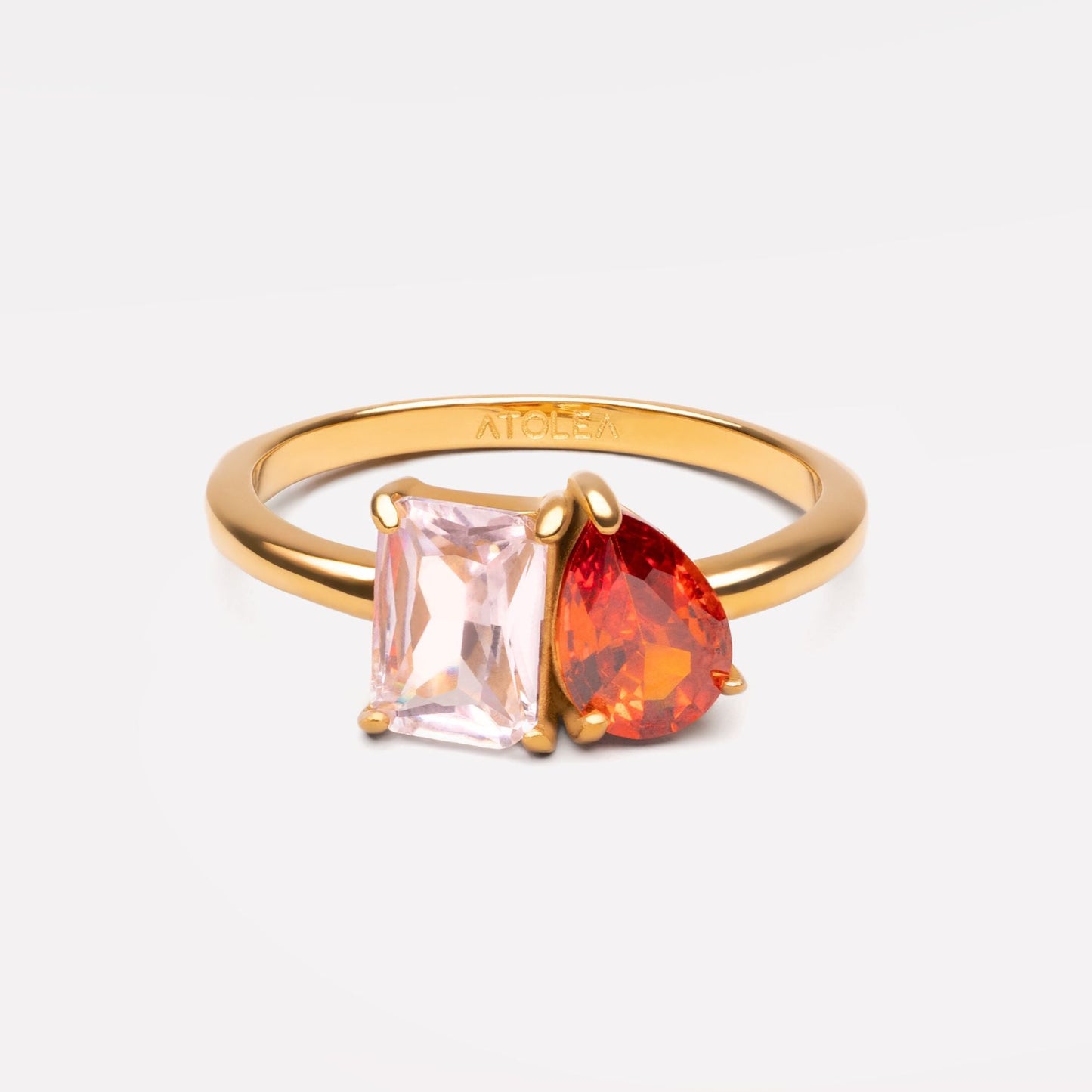 Toi et Moi Birthstone Ring