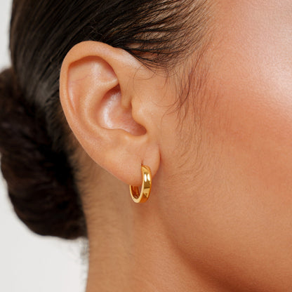 Bold Huggie Hoops