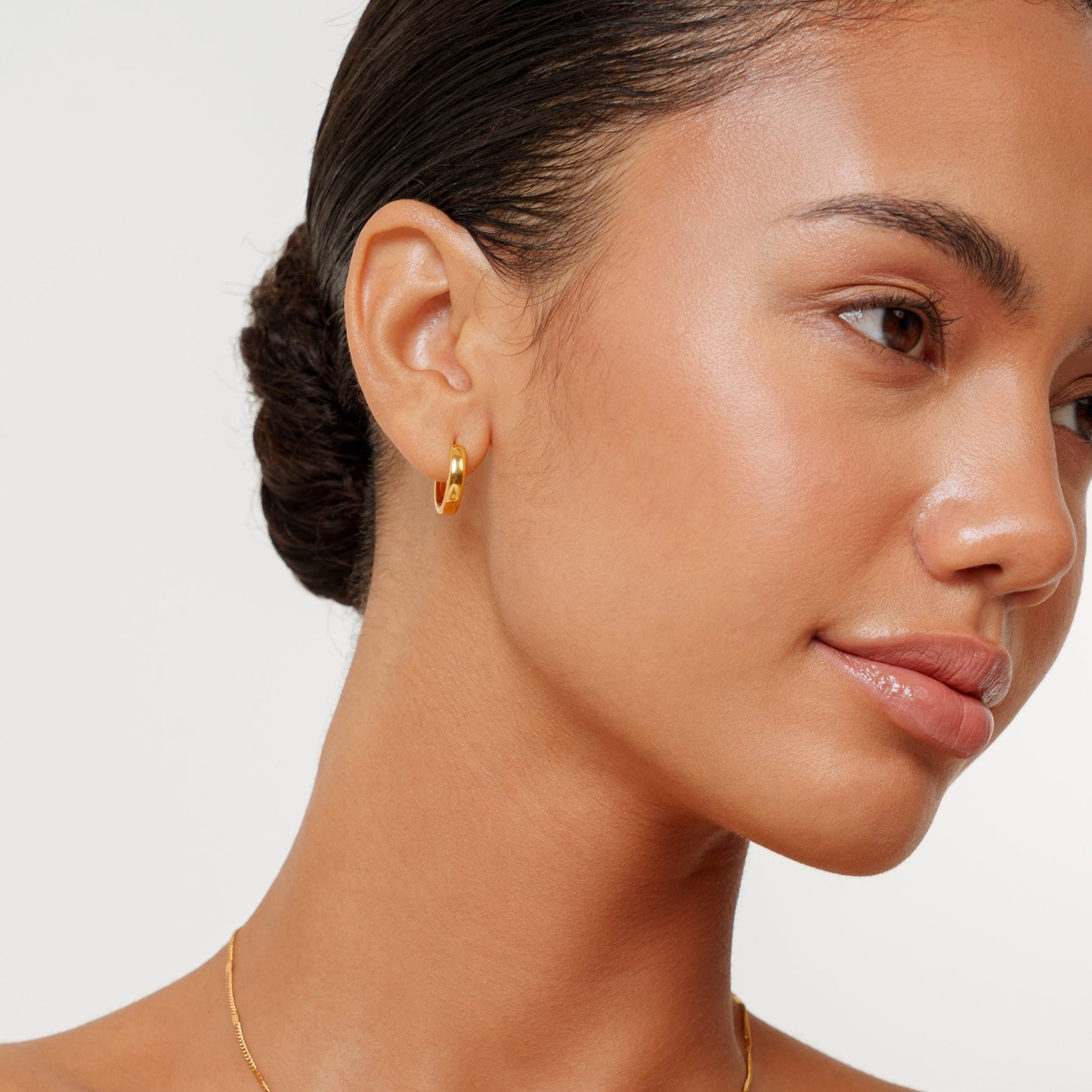 Bold Huggie Hoops