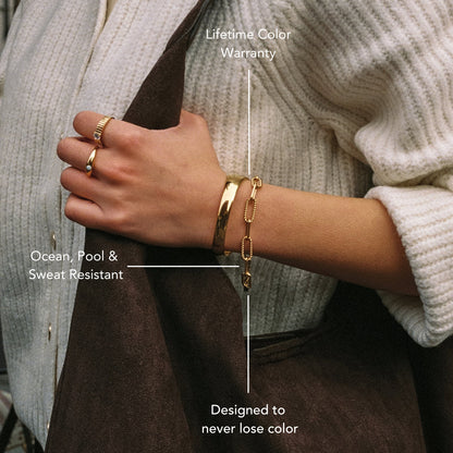 Bold Paperclip Bracelet