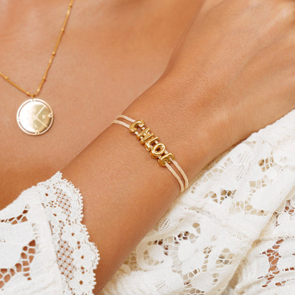 Bubble Name Bracelet