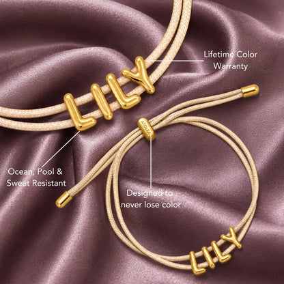 Bubble Name Bracelet