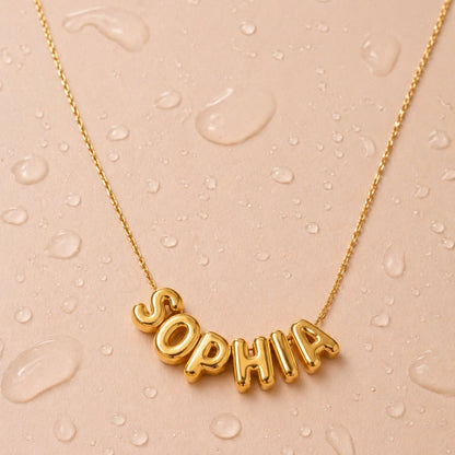 Bubble Name Necklace