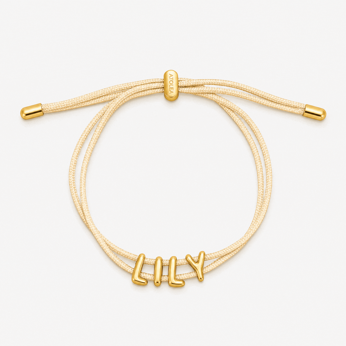Bubble Name Bracelet