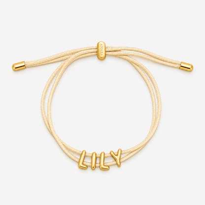 Bubble Name Bracelet