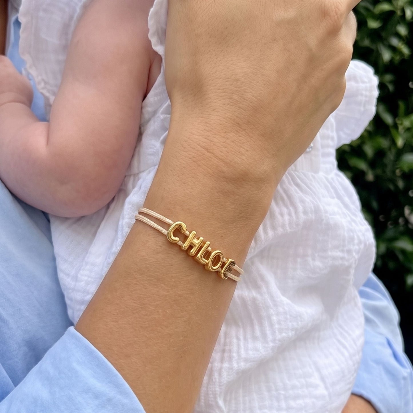 Bubble Name Bracelet