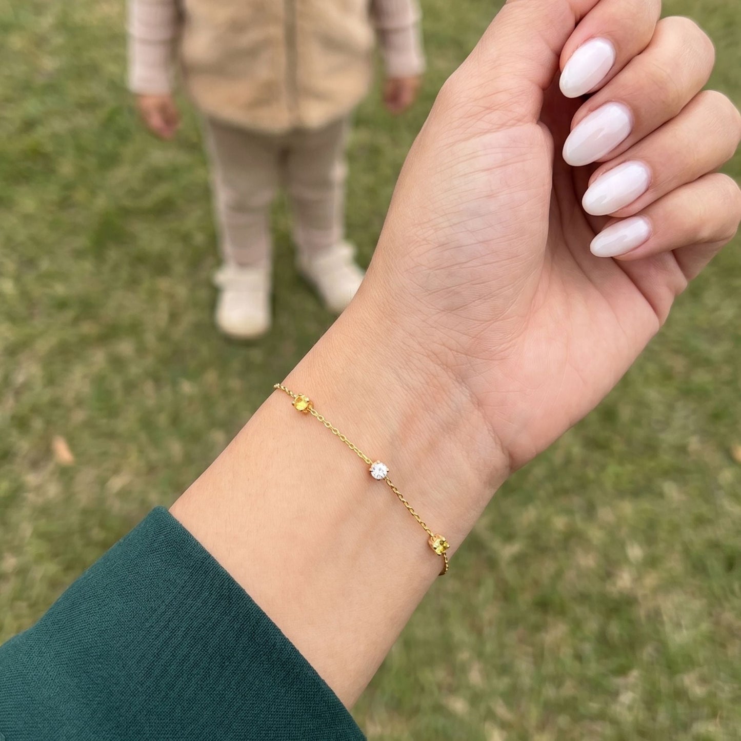 Custom Birthstone Bracelet