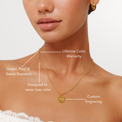 Dainty Medallion Necklace