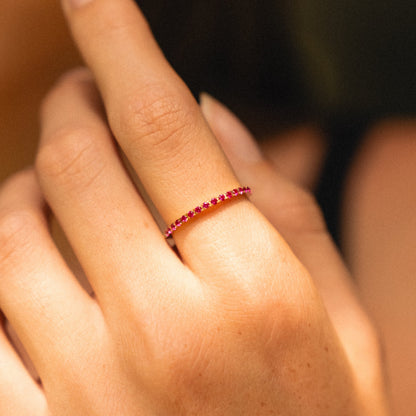 “Bordeaux” Thin Ring