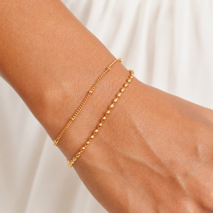 Layered Pebble Bracelet