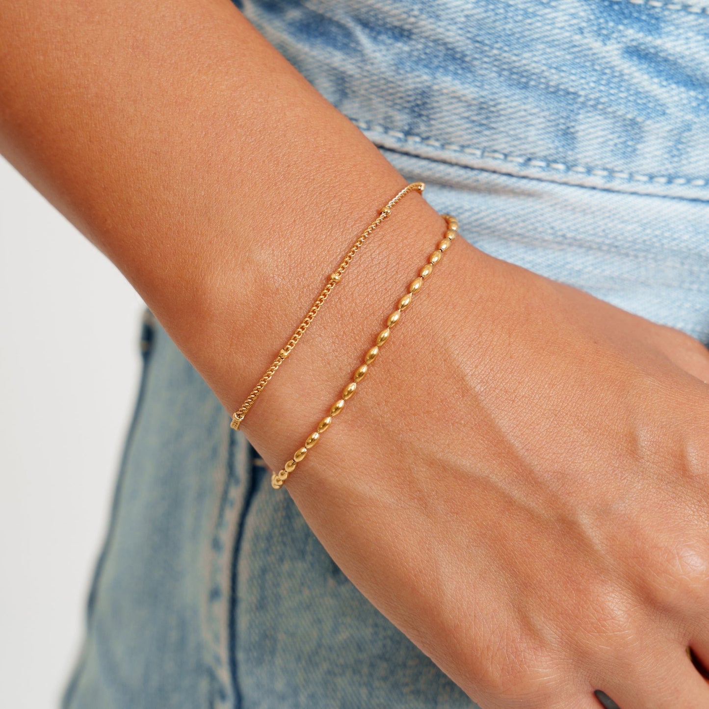 Layered Pebble Bracelet