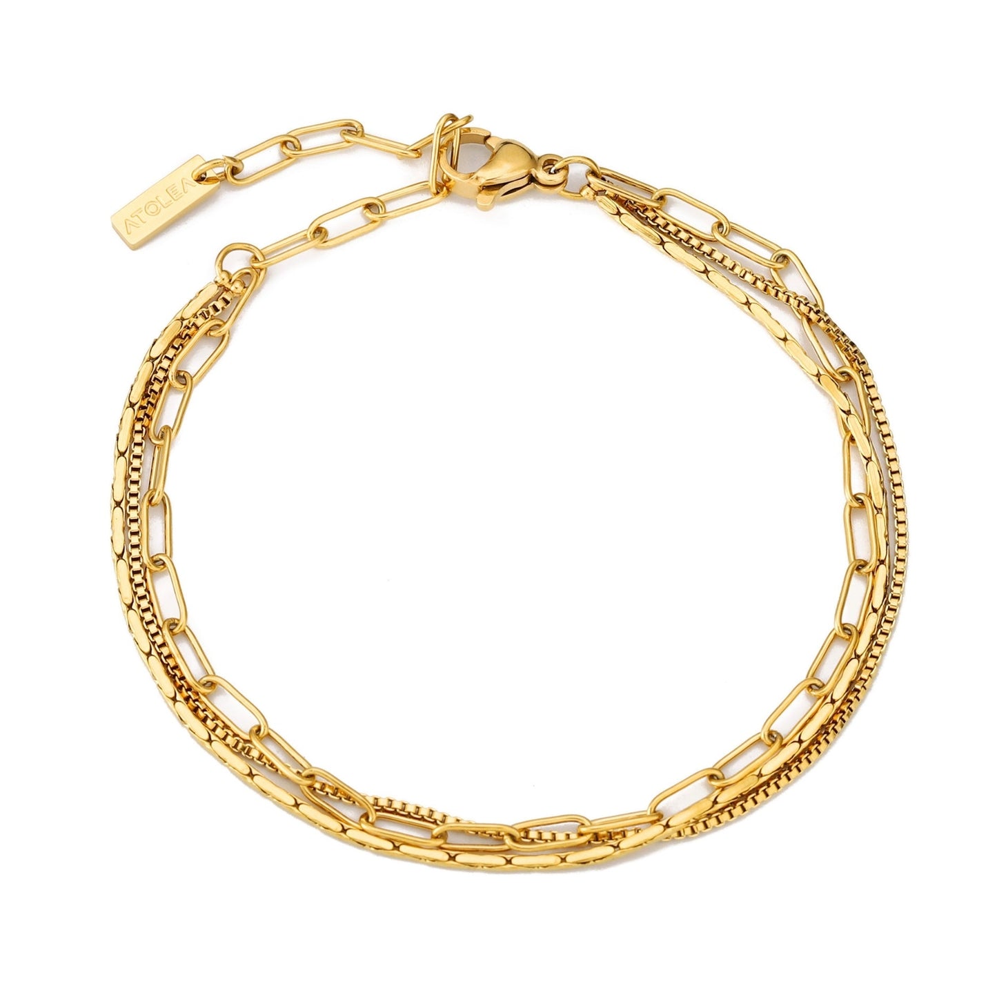 Golden Layered Bracelet