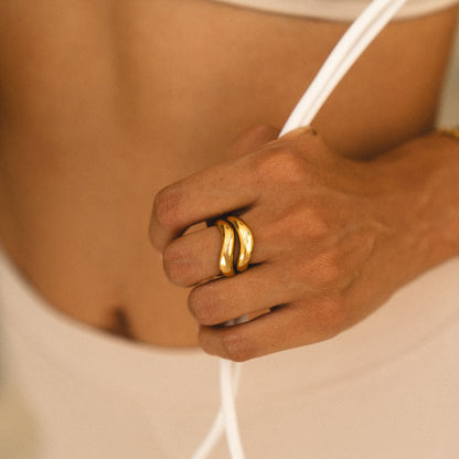"Double Trouble" Ring Set