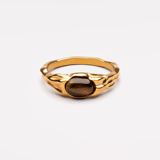 Tigerauge-Ring