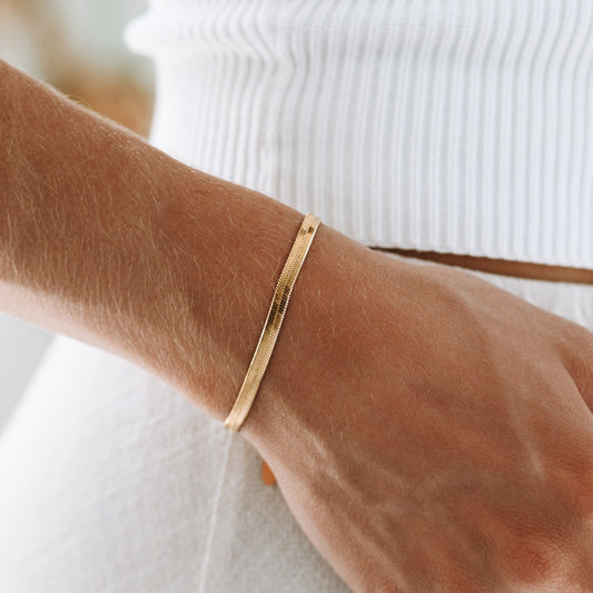 Armband „Kauai“ mit Fischgrätmuster