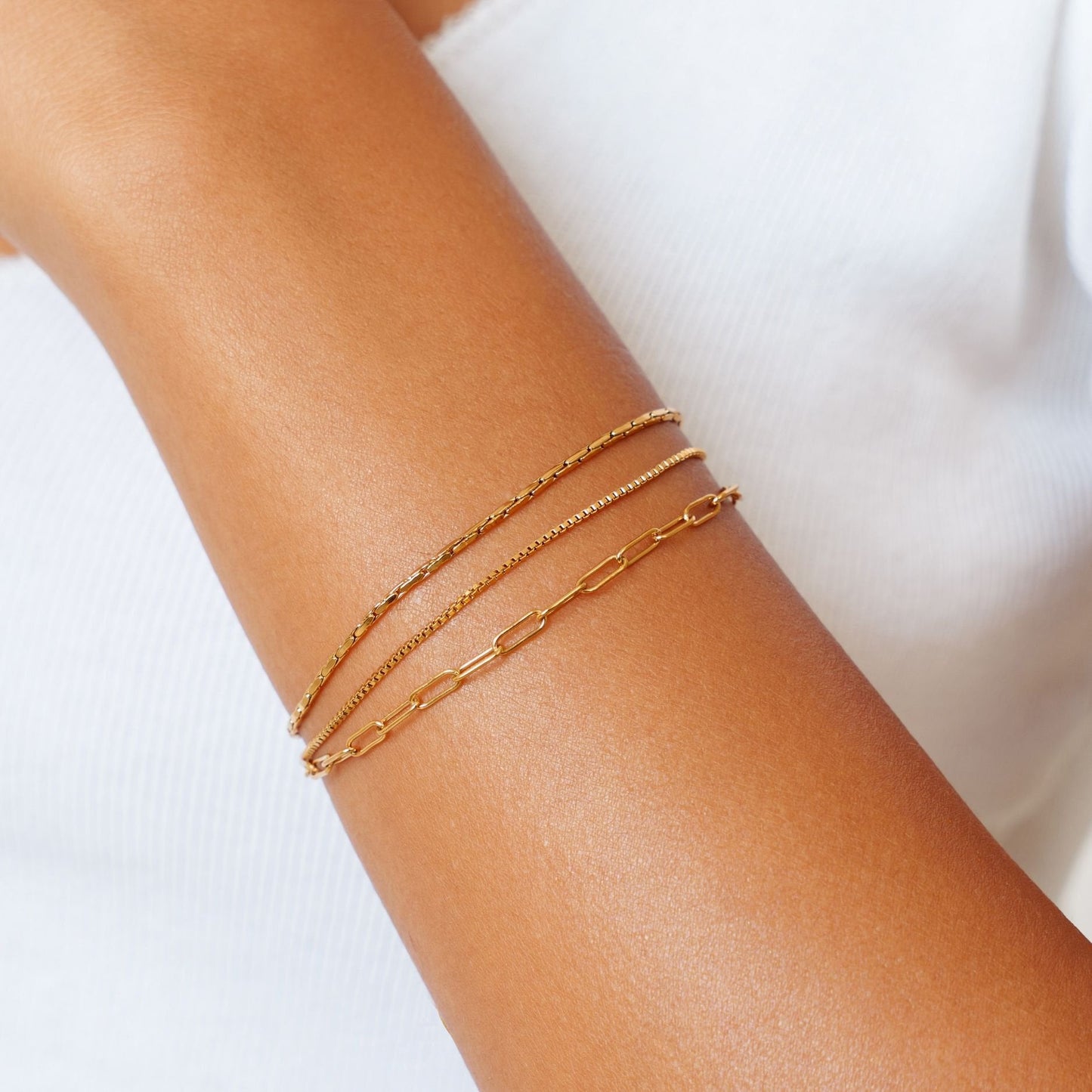 Golden Layered Bracelet