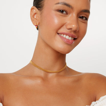 Golden Mesh Choker