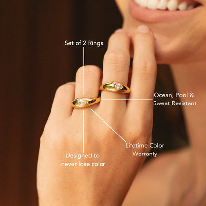 “Harmony” Rings Set