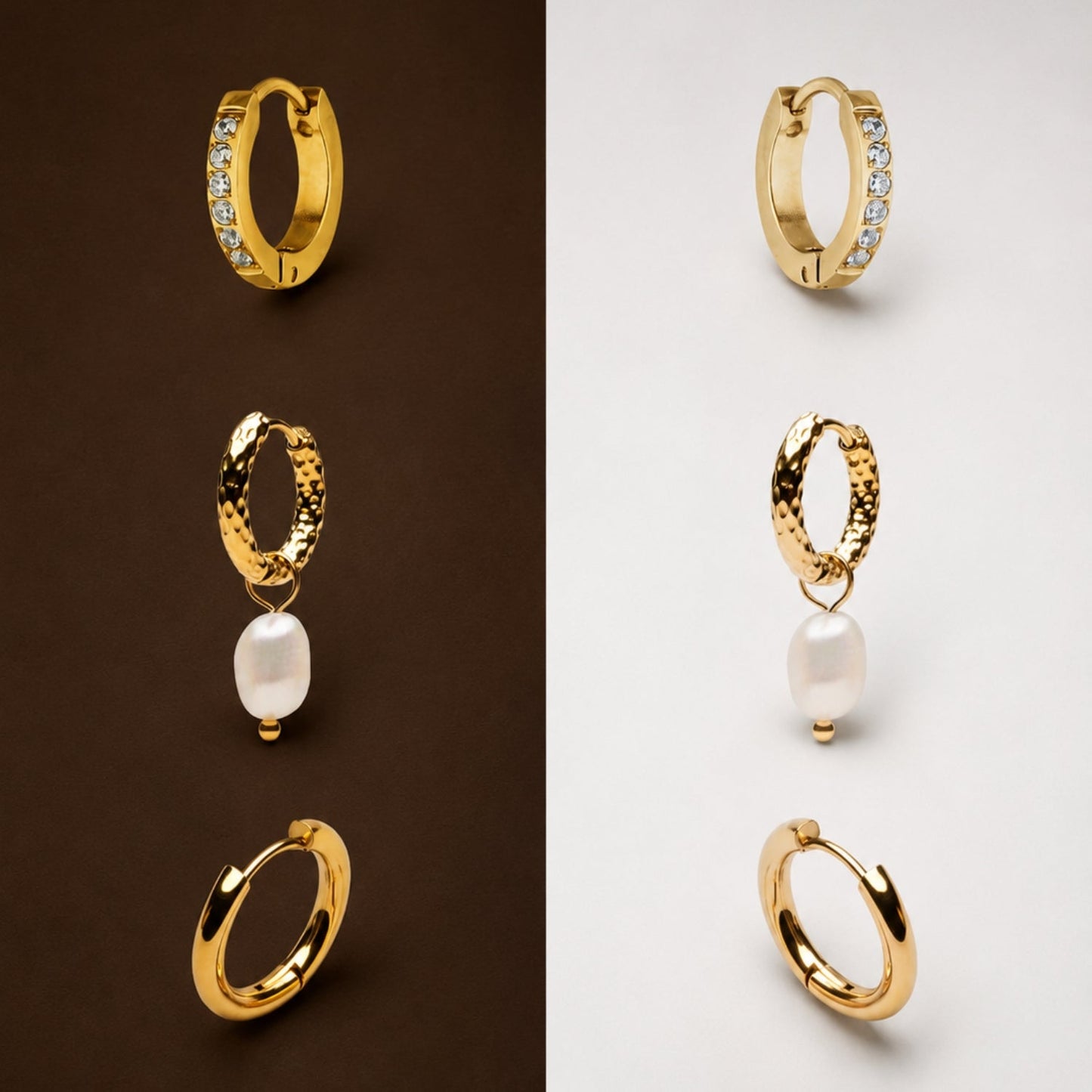 Tiny Huggie Hoops