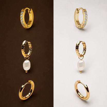 Tiny Huggie Hoops