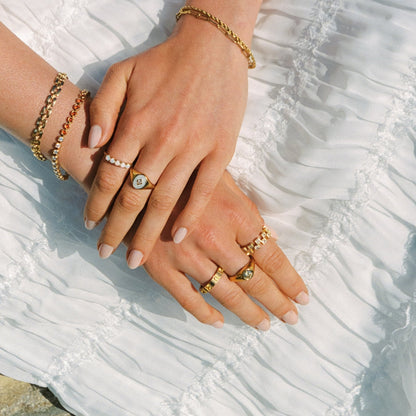 Lemon Band Ring