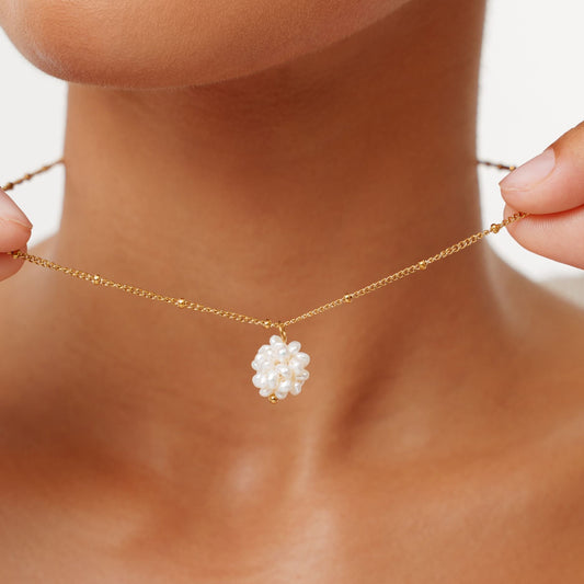 Halskette Kleine Perlen