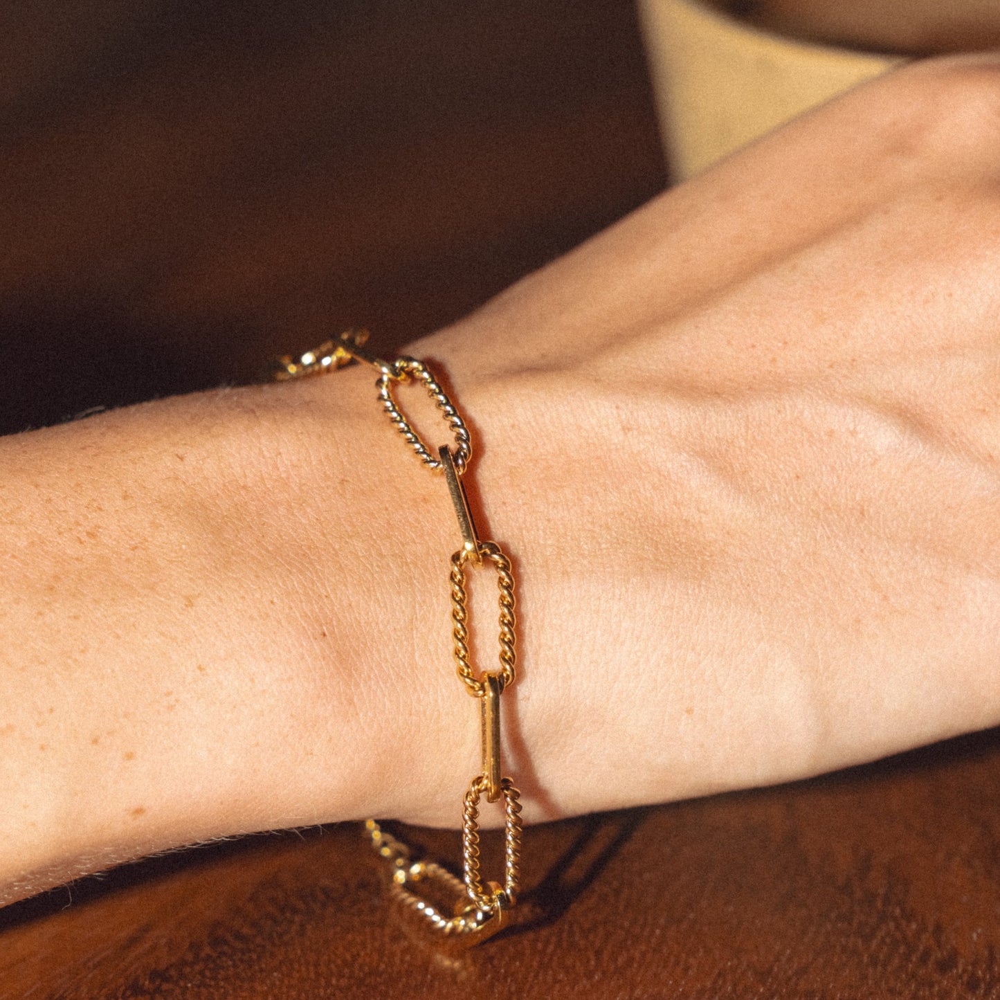 Bold Paperclip Bracelet