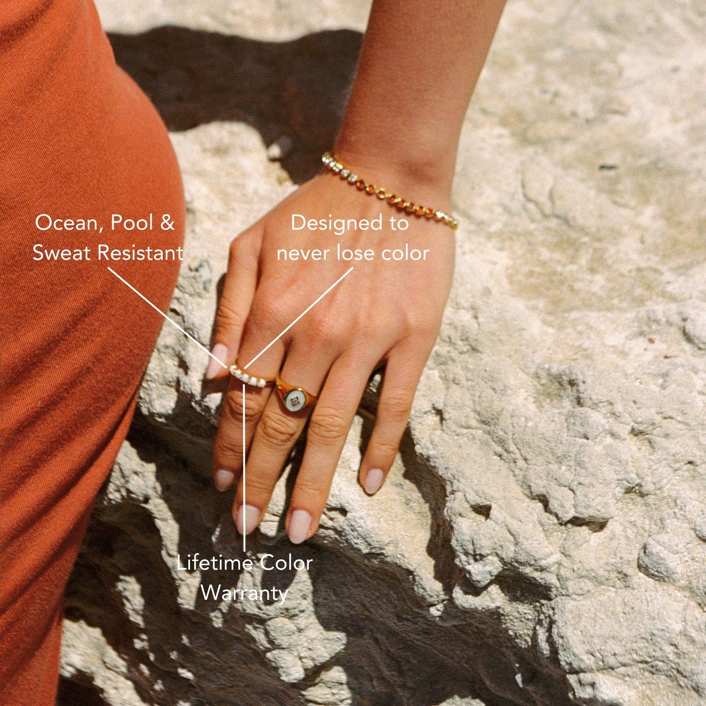 Opal Band Ring
