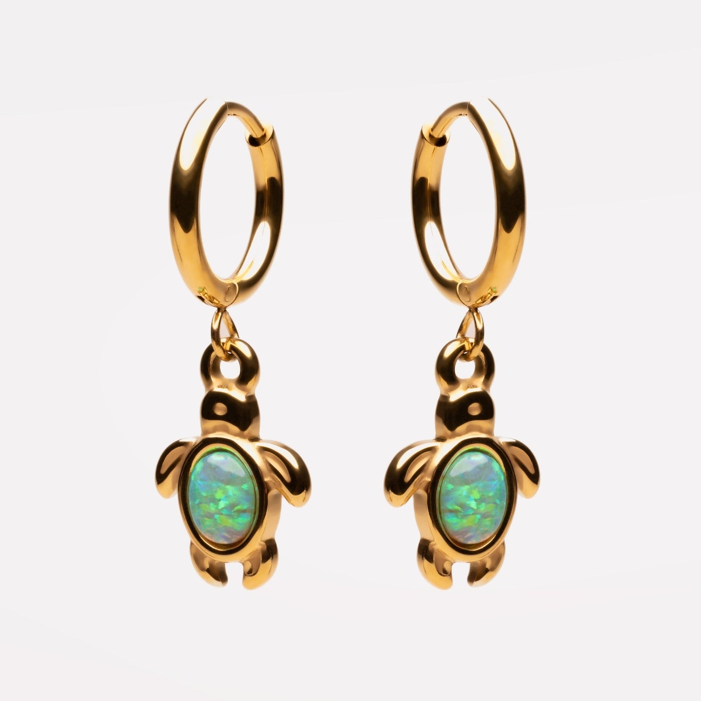 Opal Turtle Hoops