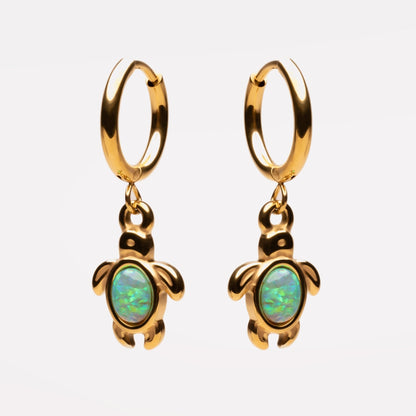 Opal Turtle Hoops