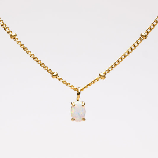 Opal-Halskette
