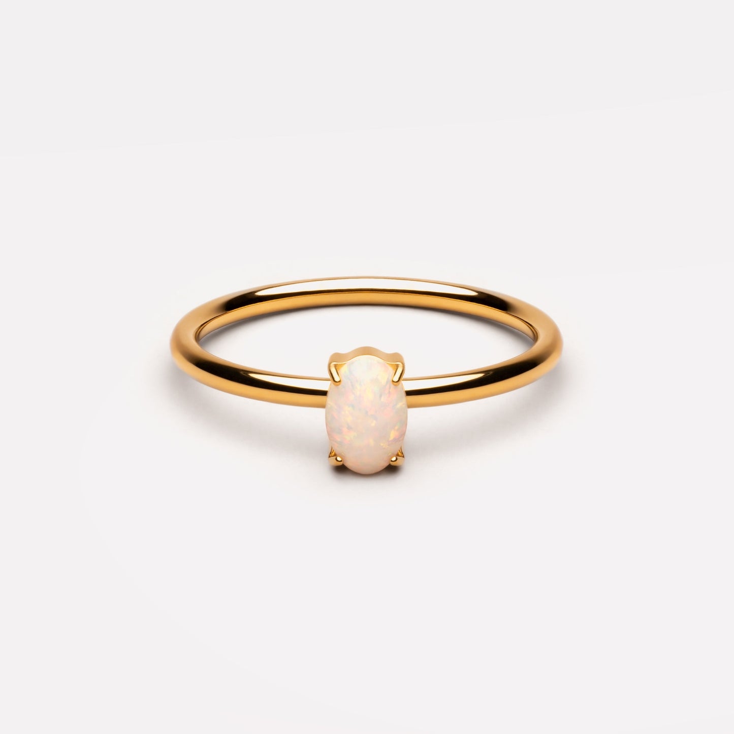 Oval Opal Ring