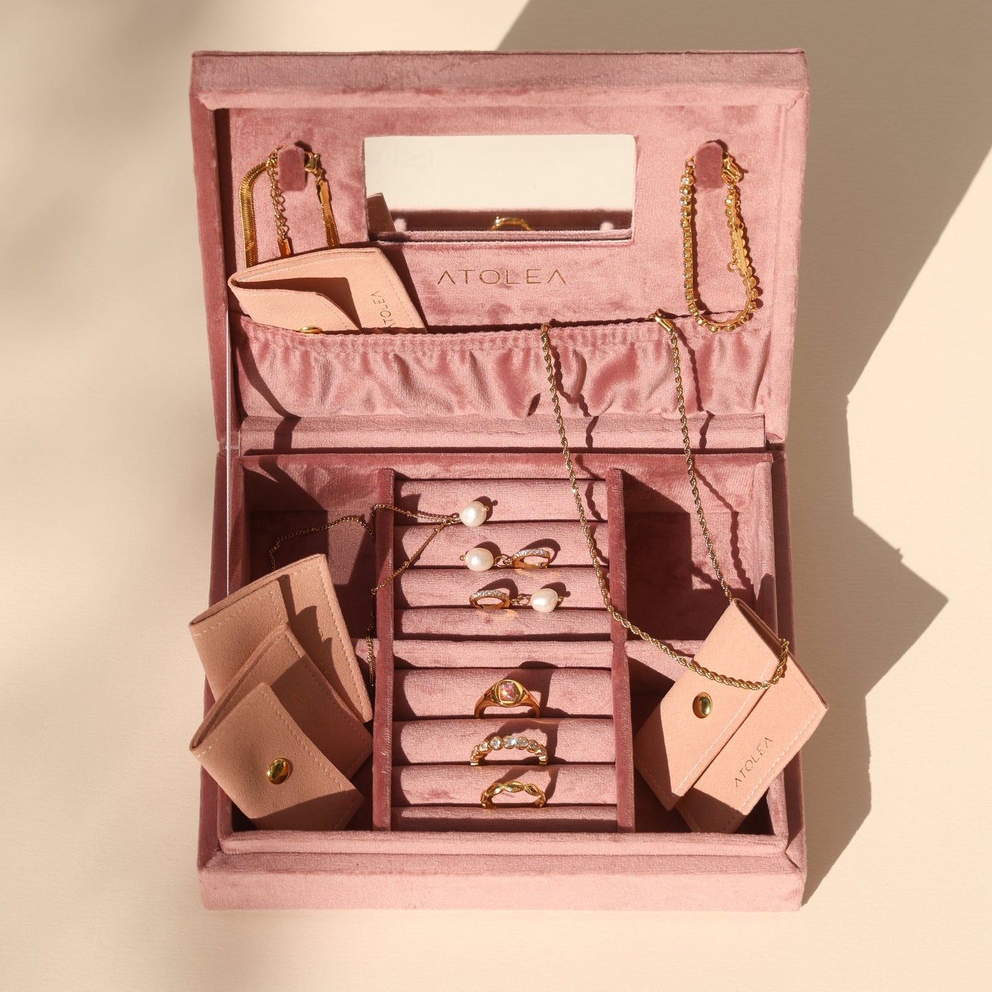 Signature Velvet Jewelry Box
