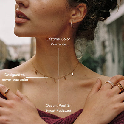 Rain of Emeralds Choker
