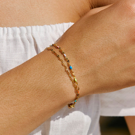 Regenbogen zierliches Armband