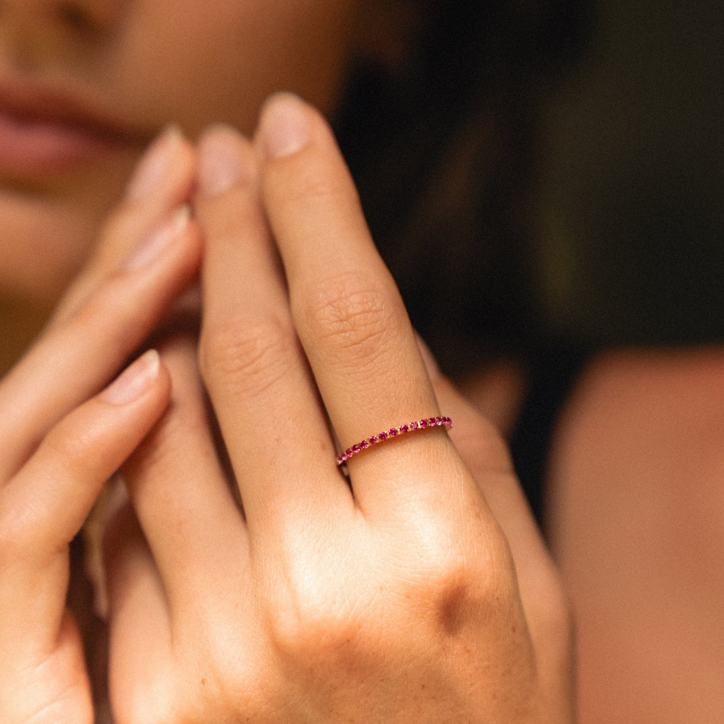 “Bordeaux” Thin Ring