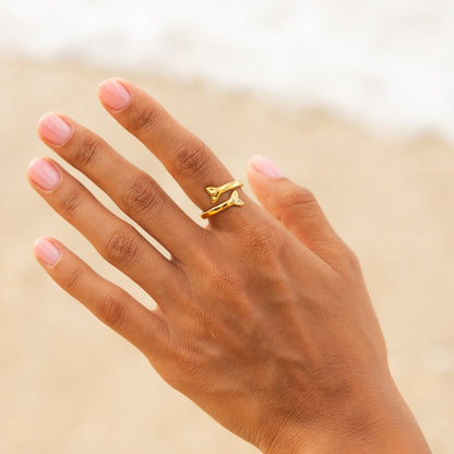 Whale Tail Ring