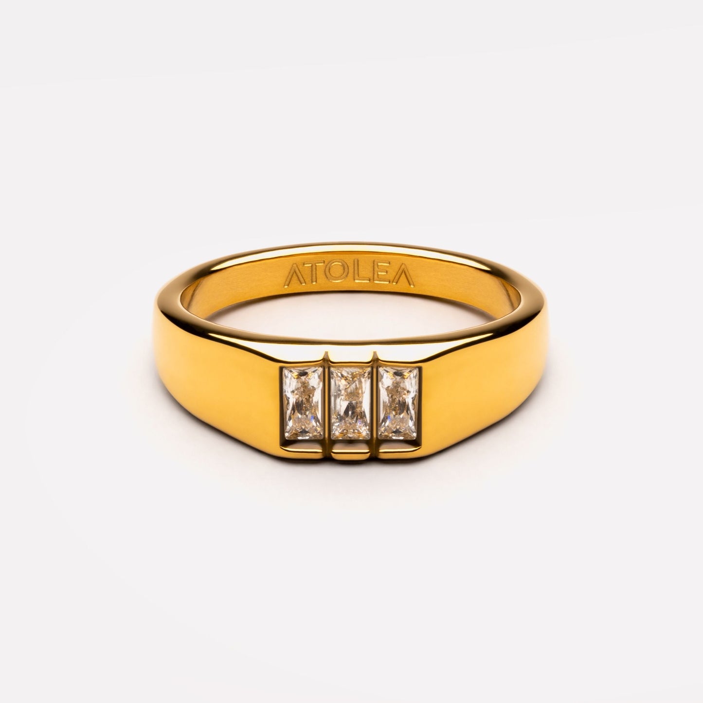 Baguette Signet Ring