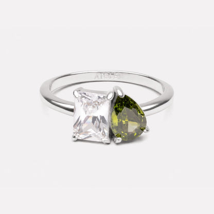 Toi et Moi Birthstone Ring
