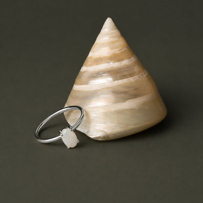 Oval Opal Ring