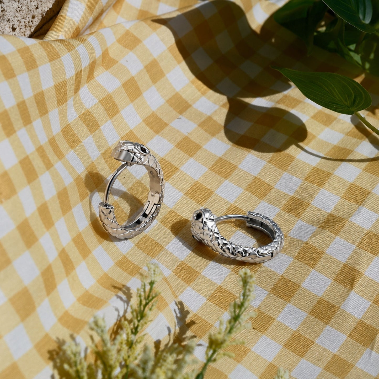 Snake Hoops Earrings