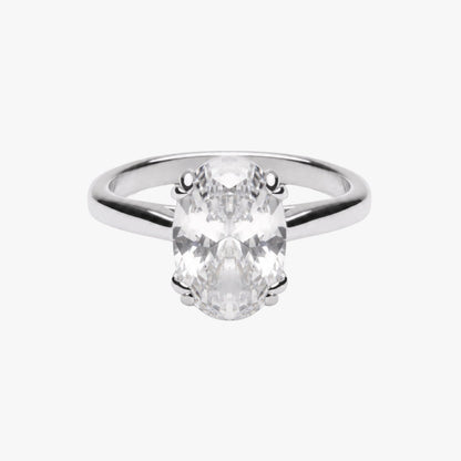 Oval Solitaire Ring