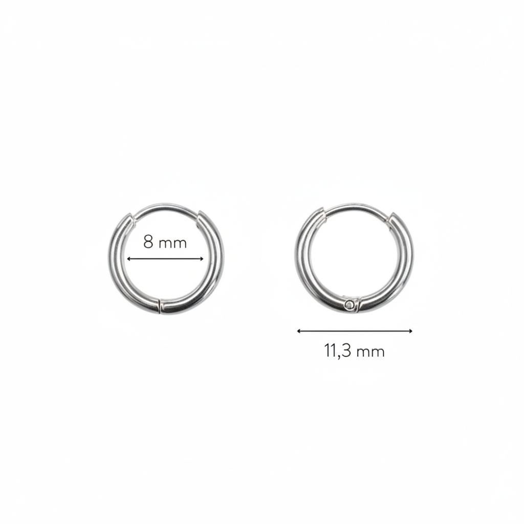 Tiny Huggie Hoops